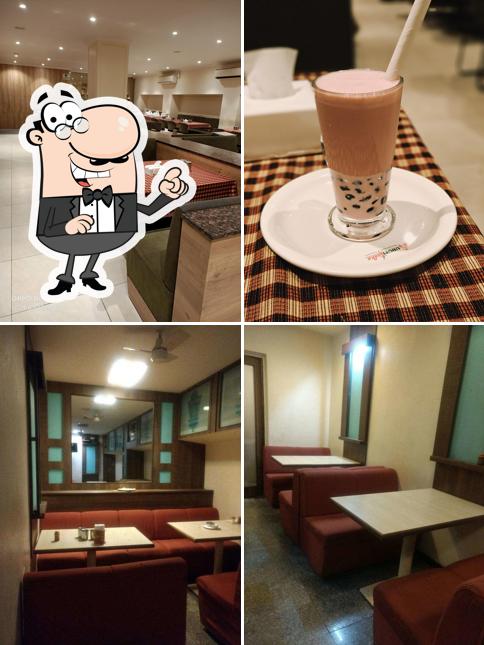 The interior of Udupi Tadka Sukhsagar Restaurant