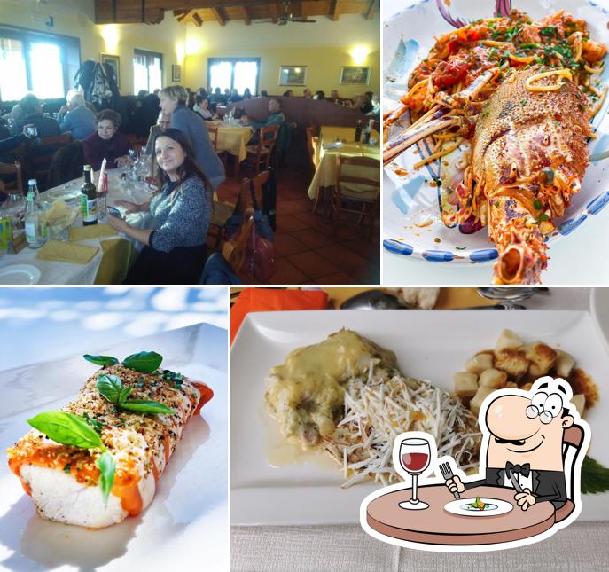 Cibo al Trattoria Da Andrea