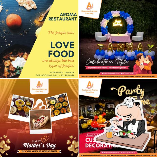 Food at Restaurant Aroma - Veg & Non Veg Restaurant Udaipur, Multi Cuisine Restaurant in Udaipur, Laal Maas, Rajasthani Food