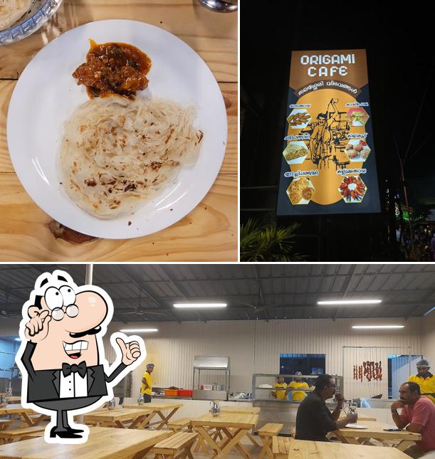 The interior of Origami Restaurant