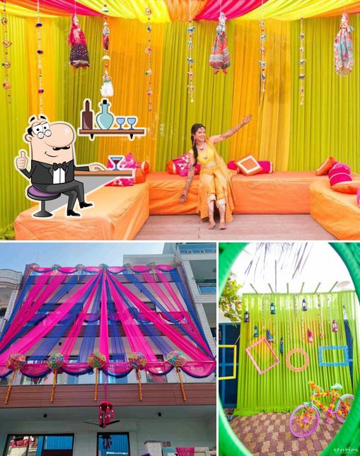 The image of interior and wedding at Yadav Sweets