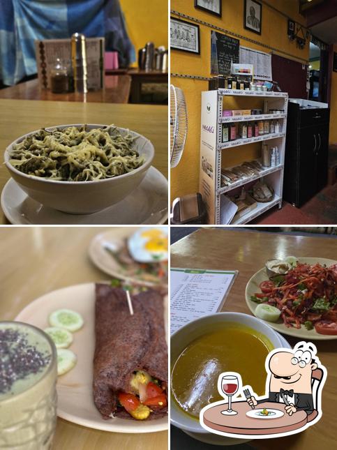 Food at Chakra House Cafe