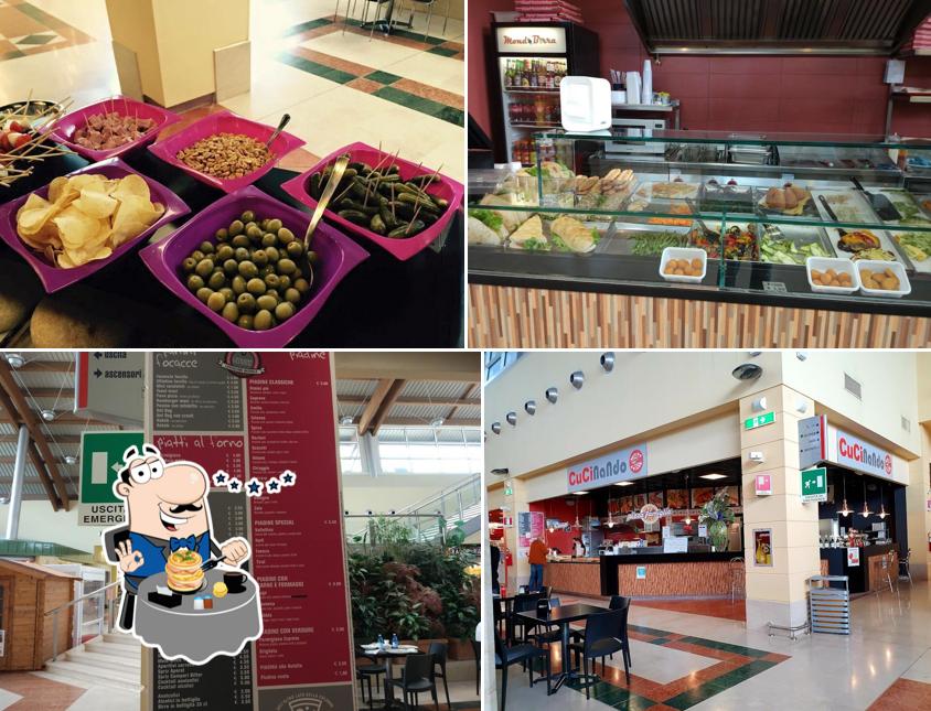 La foto della cibo e interni di Cucinando