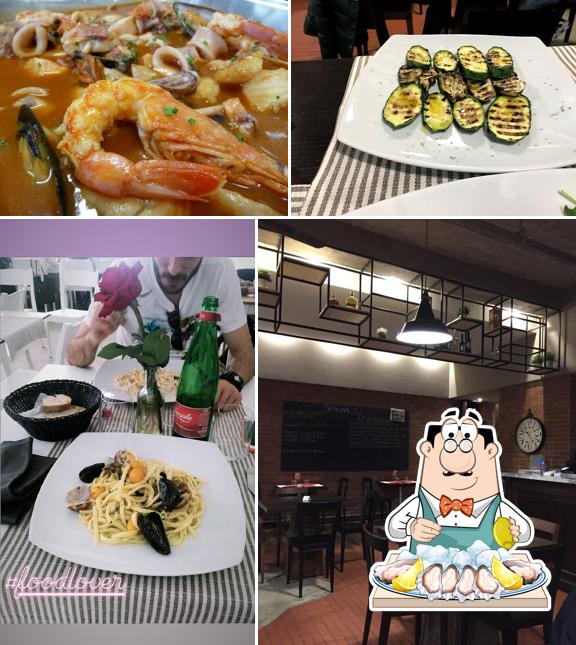 Prova tra i vari prodotti di cucina di mare offerti a Ristorante Officina 14