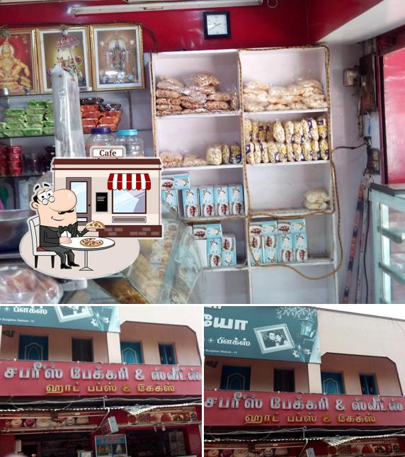 The exterior of Sabari's Bakery