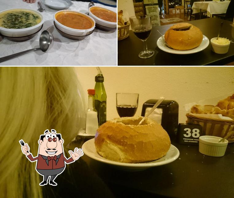 Platos en Restaurante Barraco da Sopa
