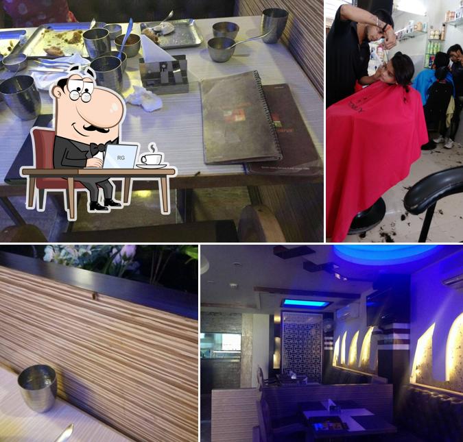 The interior of Sagar Ratna