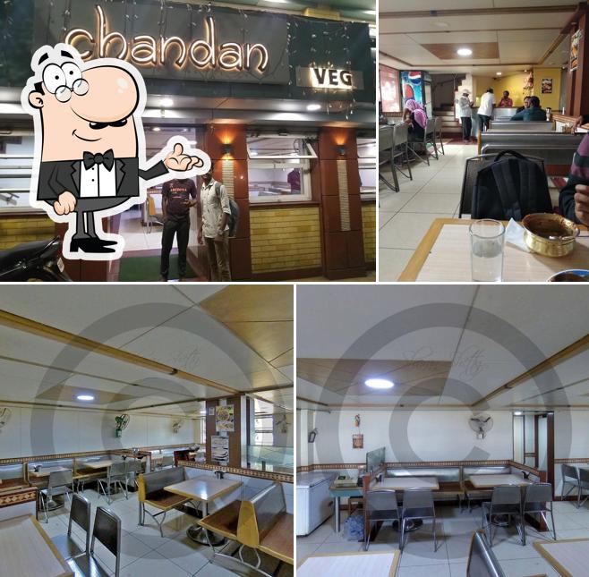 The interior of Chandan Restaurant