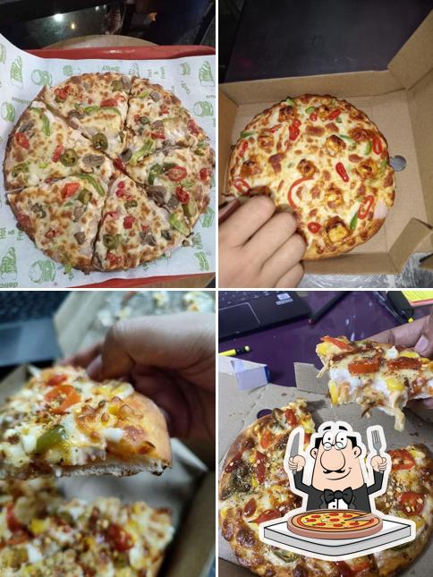 Try out pizza at Greno pizza hut