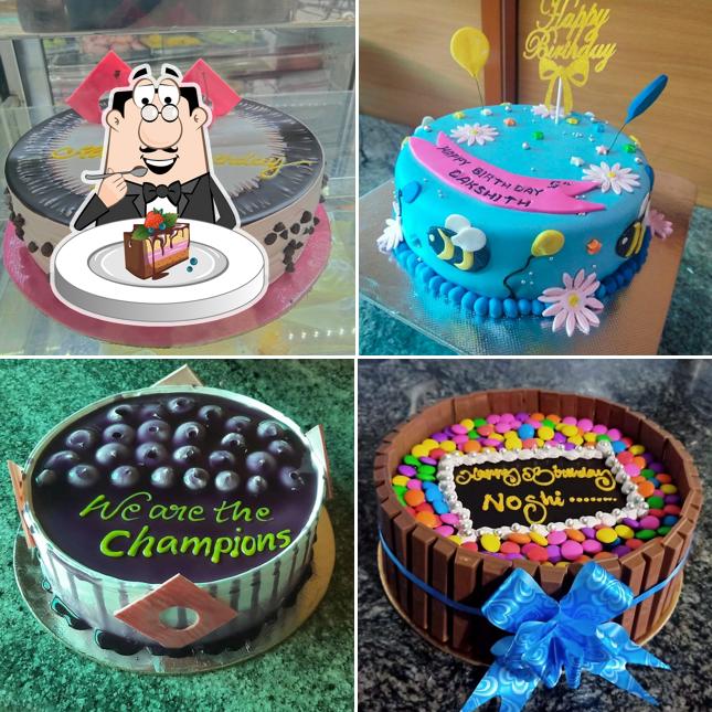 Chocolate cake at Siva Bakers