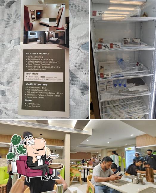 Check out how Aariyaas Grand - Pure Veg Restaurant & Regency looks inside