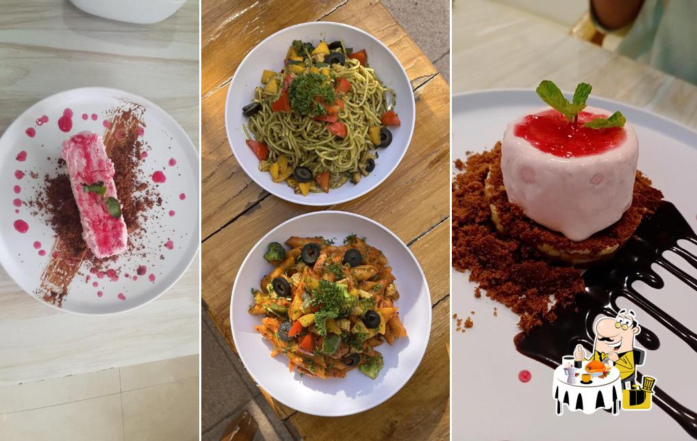 Food at Basil Restaurant