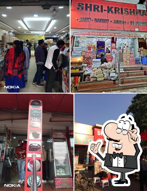The interior of Shri Krishna - Bakery & Dairy