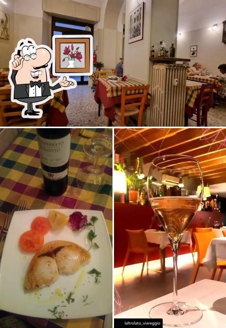 La immagine di interni e birra da Trattoria Viareggio