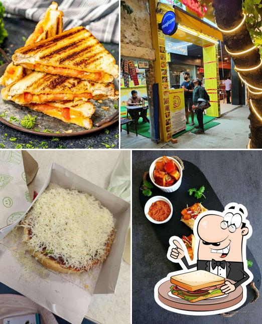 Grilled cheese sandwich at Shree Shakti Sandwich & Snacks