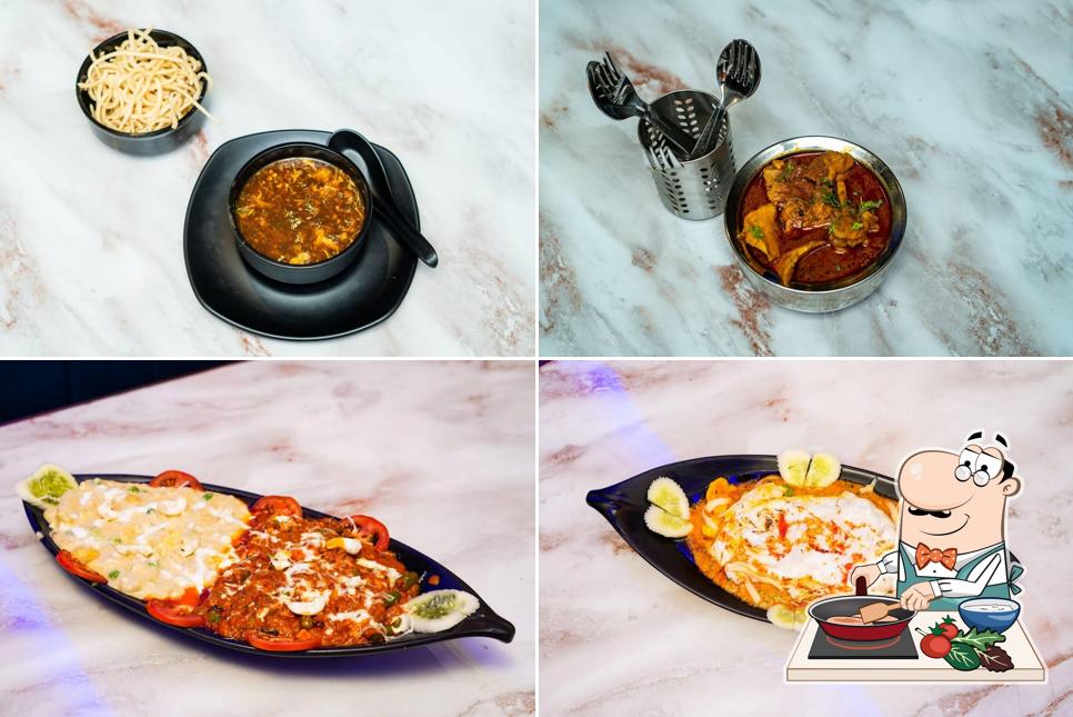 Chicken curry at 1 Side Dhaba Family Resturant Sea Food Indian Chinese Tandoor in vitawa kalwa