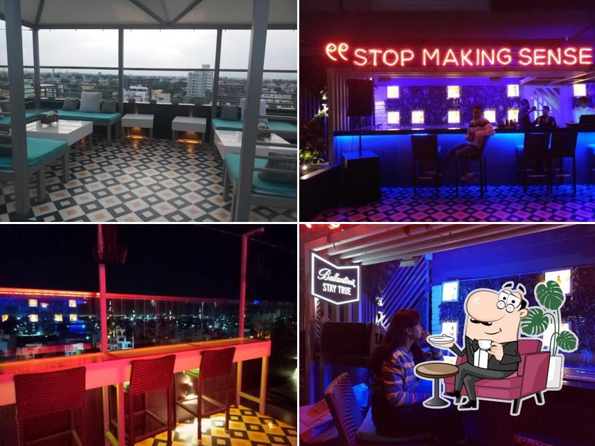 Take a seat at one of the tables at 5/78 SKY BAR