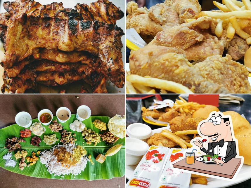 Meals at Adukkala and Chick hut Restaurant