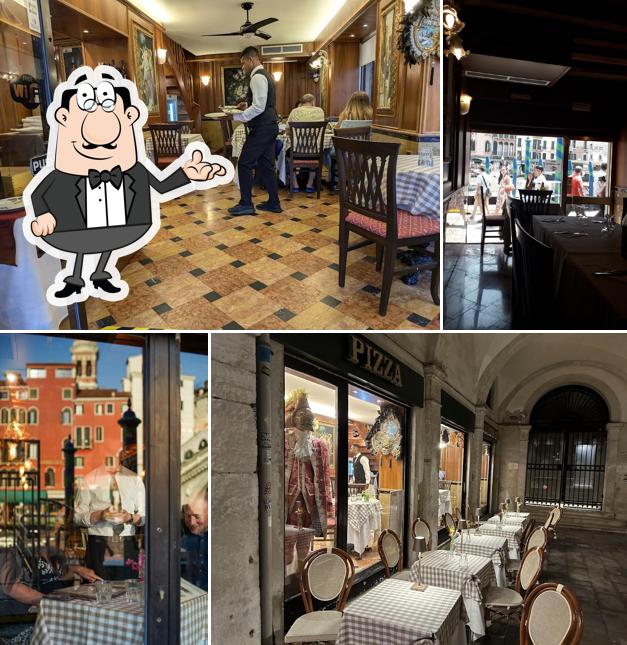 Installez-vous à l'une des tables de Riva Rialto