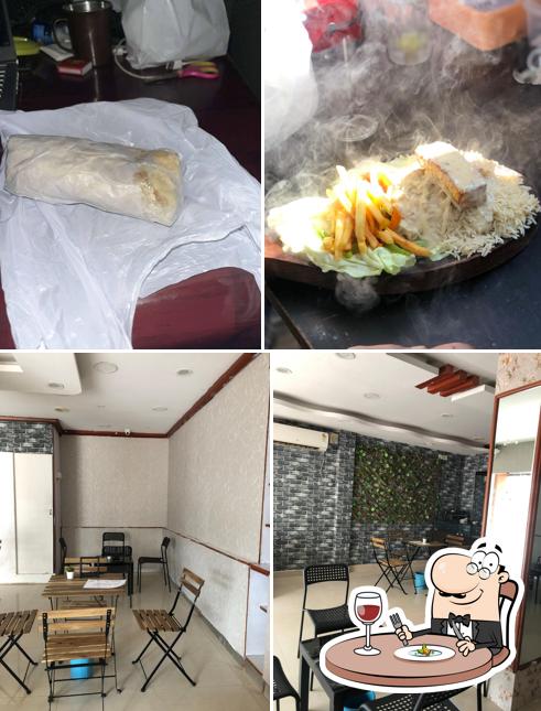 The restaurant's food and interior