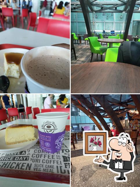 Take a seat at one of the tables at The Coffee Bean & Tea Leaf