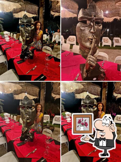 Questa è la foto che raffigura la interni e bevanda di La Corte D'Aragona - Home Restaurant