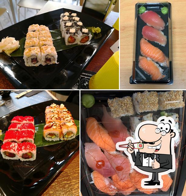 Prenditi le diverse opzioni di sushi
