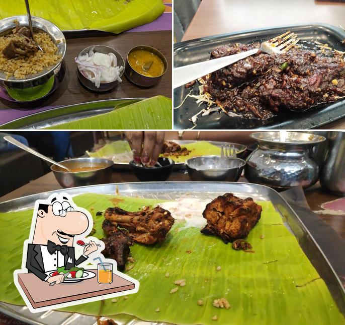 Meals at Dindigul Thalappakatti Restaurant Kalavasal
