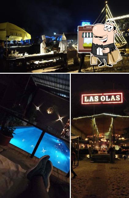 Enjoy the view at the outside area of Las Olas - Bollywood Beach Club