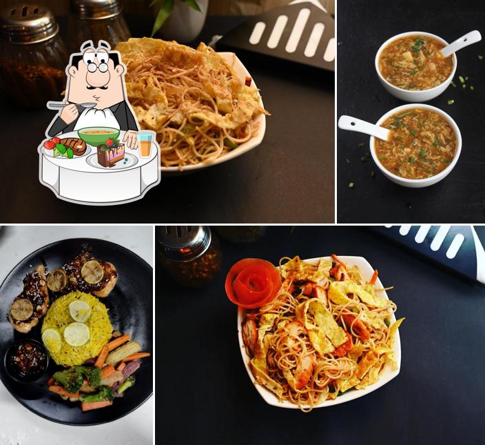 Hot and sour soup at Chef shawarma