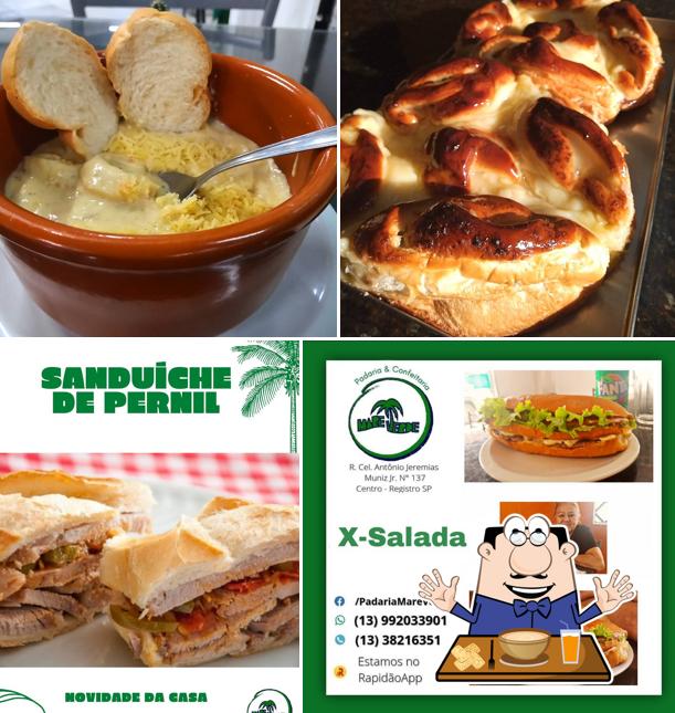 Sopa de moluscos em Padaria e Confeitaria Maré Verde