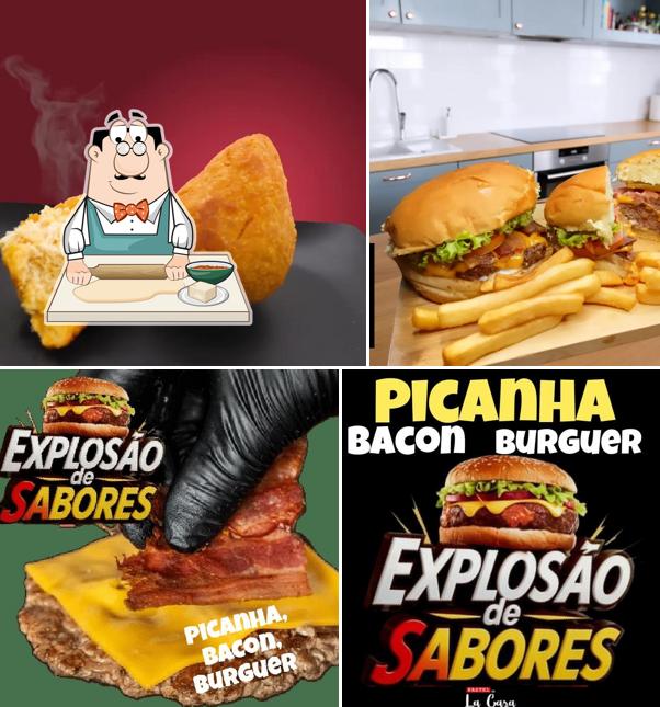 Samosas em Pastel Da La Casa