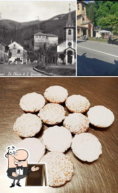 La foto della esterno e cibo di Pasticceria Giorgio