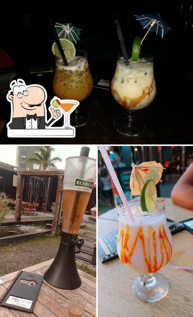 Peça uma bebida do menu