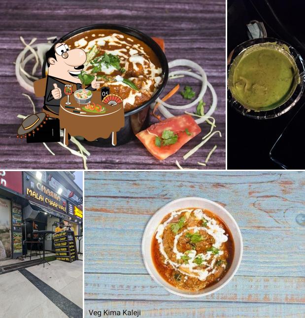 Food at Chaska Malai Chaap Wale