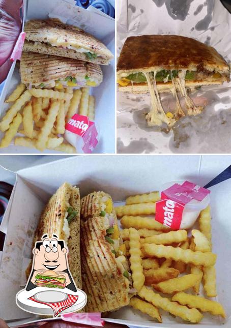 Club sandwich at The Bread & Cheese Co