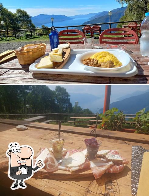 Gli interni di Ristoro Lago Delio