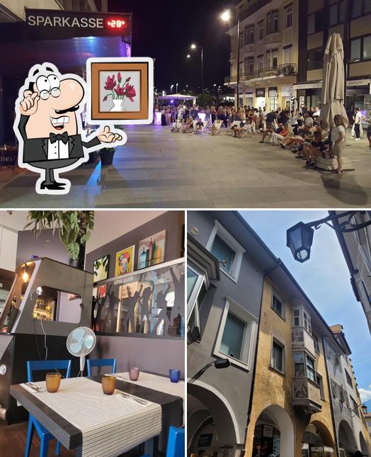 Tra le varie cose da Caffé Kunsthaus si possono trovare la interni e esterno