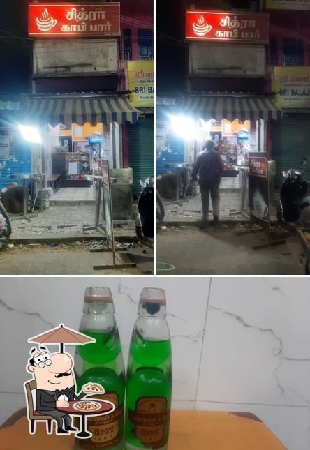 This is the photo depicting exterior and food at Chitra Coffee Bar