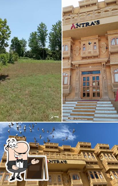 The exterior of Antra's Kitchen - Palace View & Fort View Multicuisine Restaurant