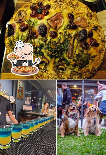 Peça diversos estilos de pizza