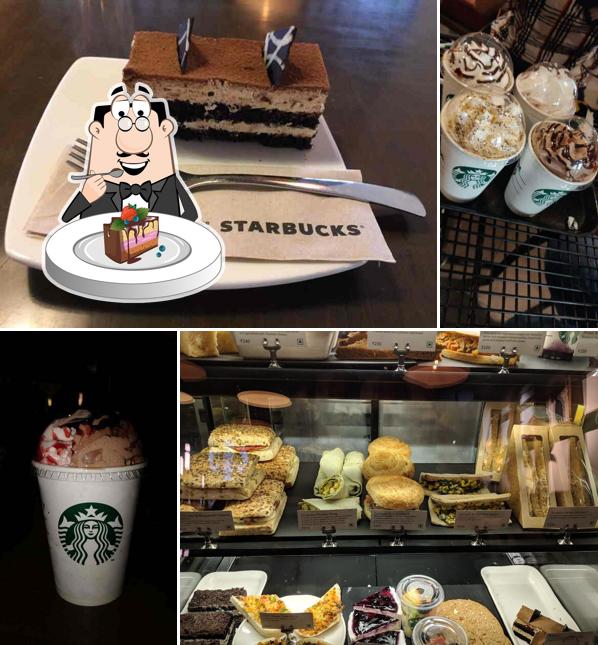 Chocolate cake at Starbucks