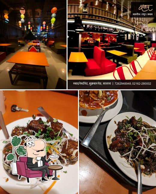 The interior of Swad Chinese Restaurant