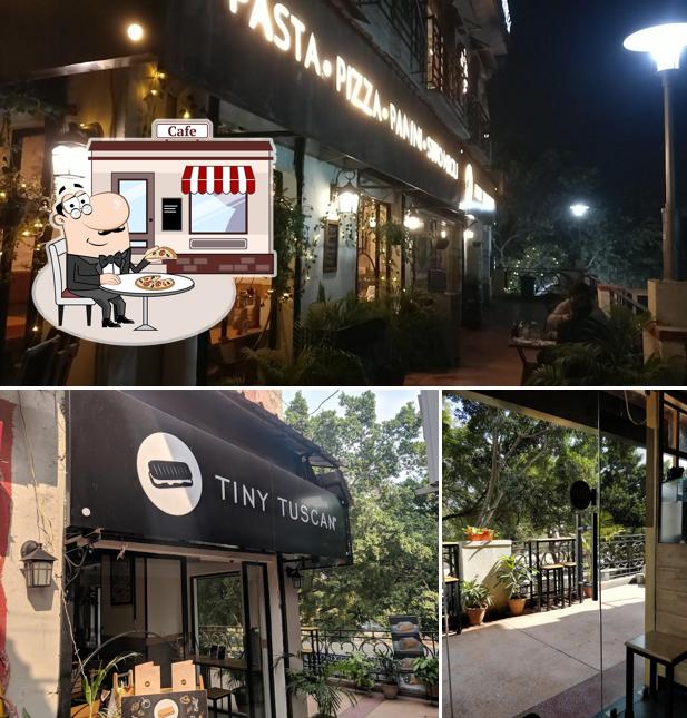 The exterior of Tiny Tuscan