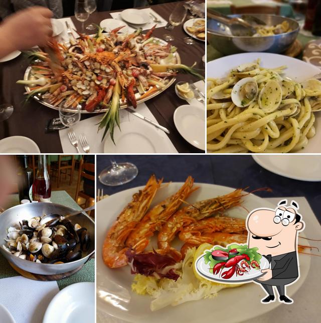 I clienti di Trattoria Naviglio di Gentilini Claudio possono ordinare vari piatti di mare