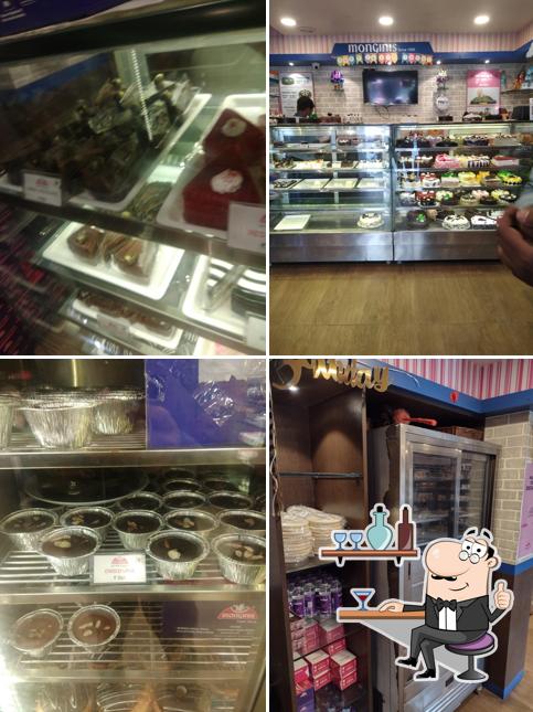 The interior of Monginis Cake Shop