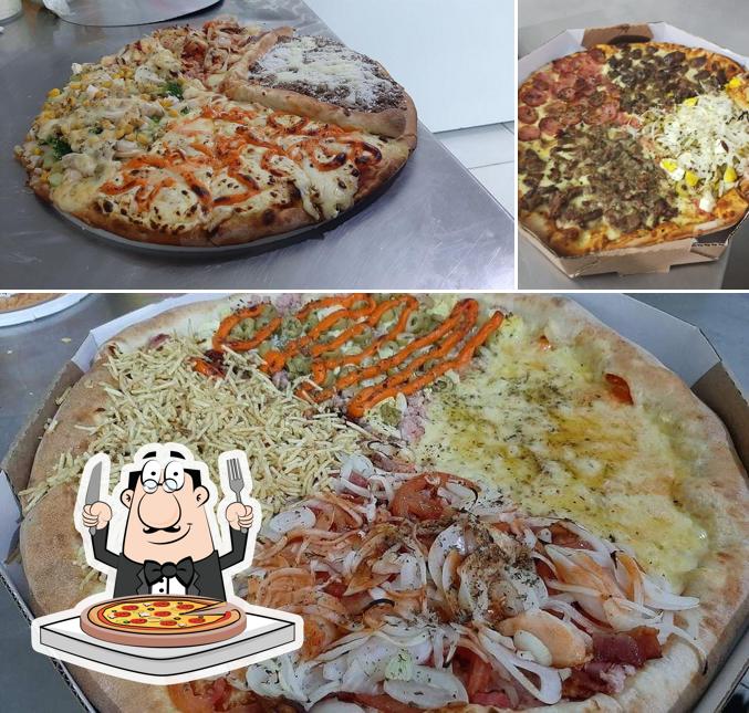 Peça diversos tipos de pizza