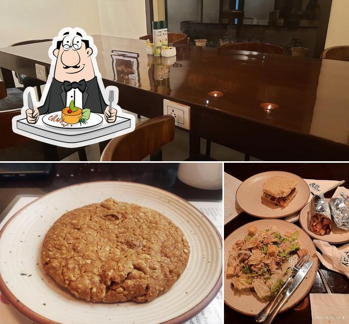 This is the photo showing food and interior at 8th Day Cafe & Bakery