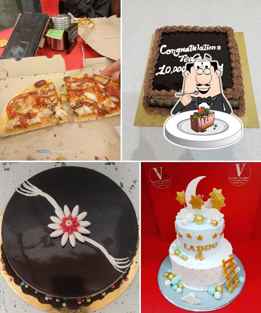 Chocolate cake at SLV Bangalore Iyengar Bakery.Vantimaamidi