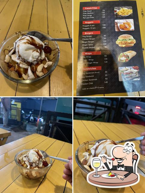 Food at The Fried Cafe